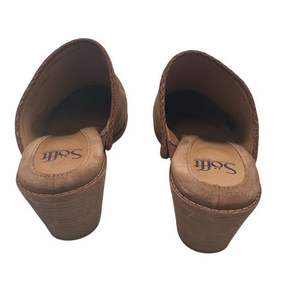 Sofft Brown Suede Mules - Picture 3 of 7